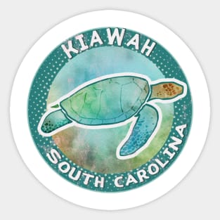 Kiawah Island South Carolina Sea Turtle Sticker